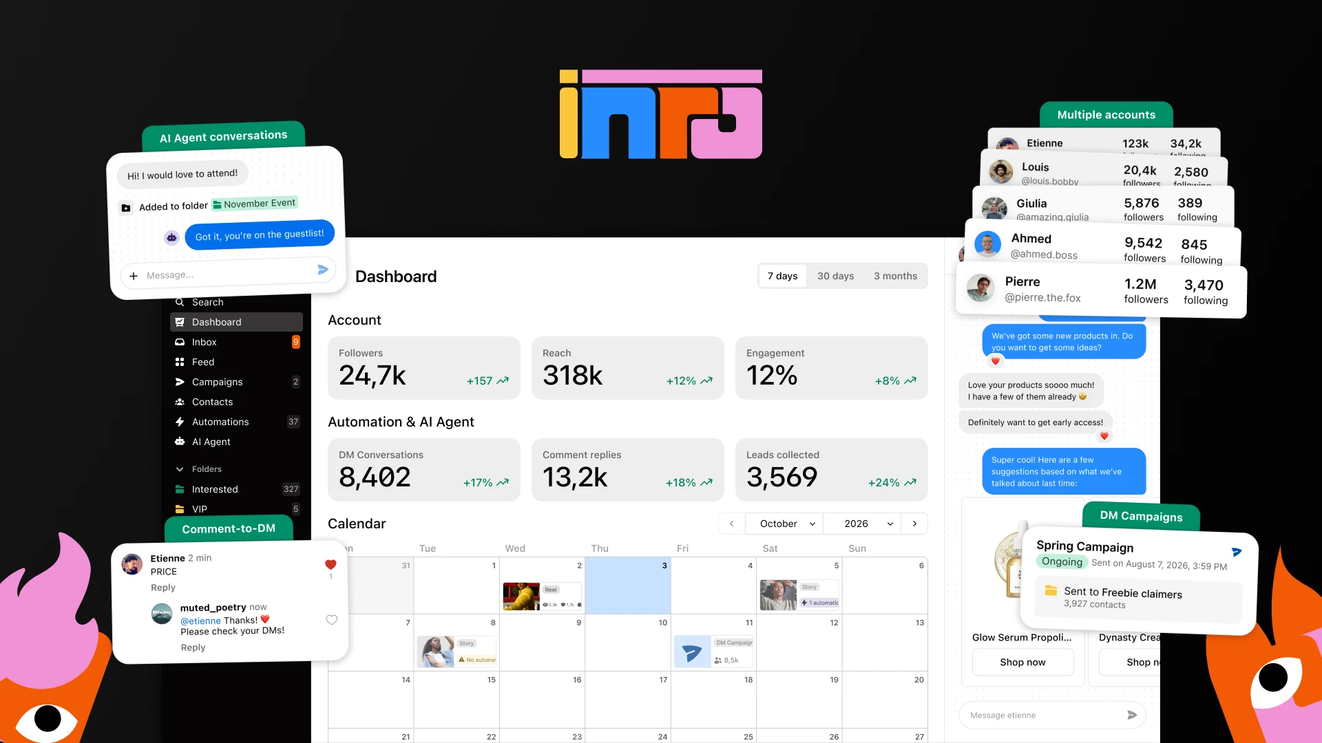 Inrō — AI Instagram DM Automation