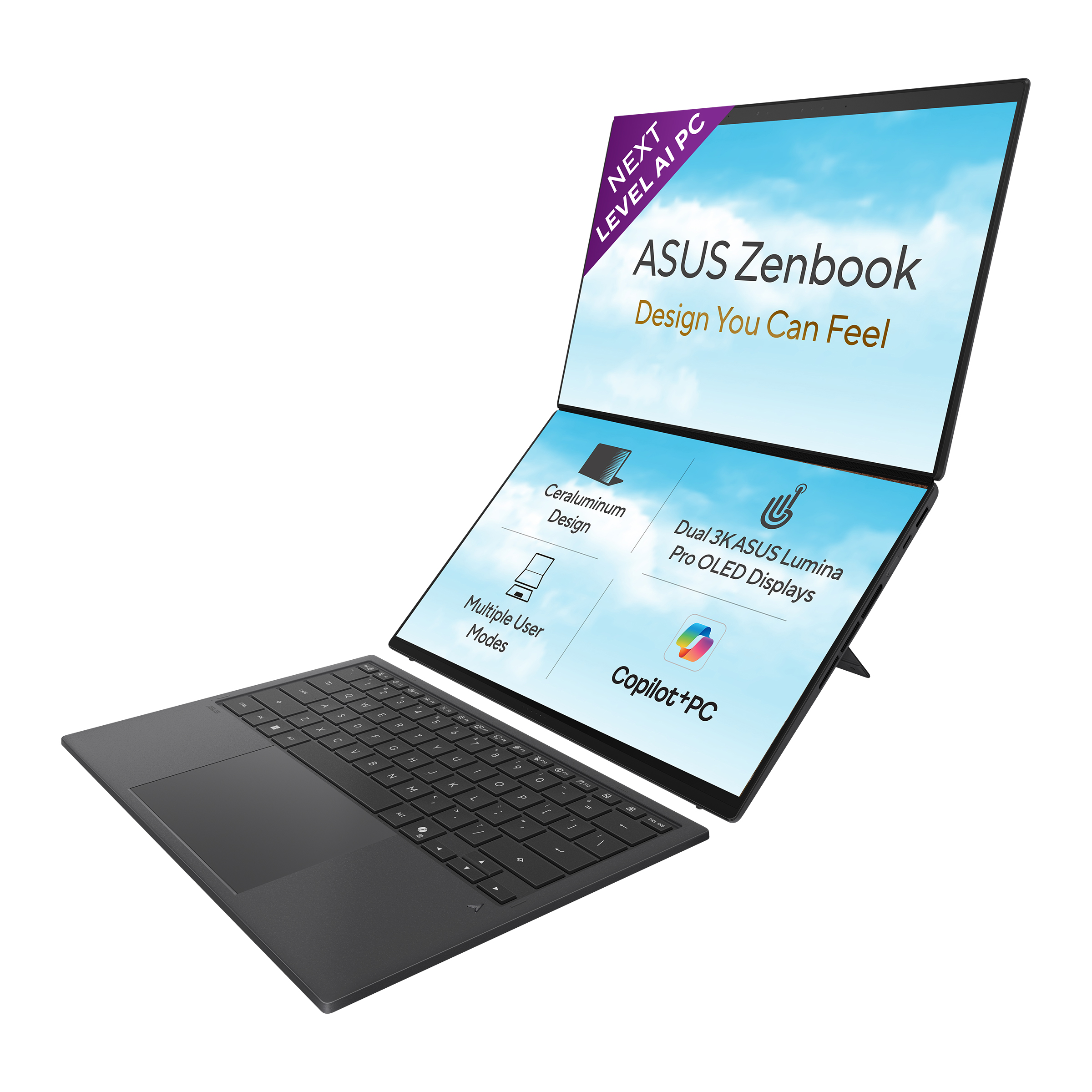 ASUS Zenbook DUO UX8407AA Dual OLED AI Laptop