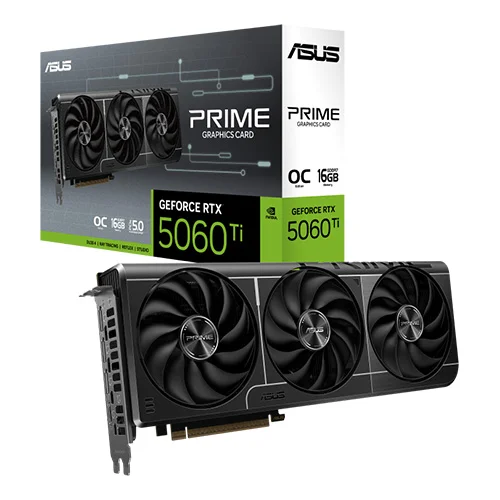 ASUS Prime GeForce RTX 5060 Ti OC 16GB GDDR7 Graphics Card