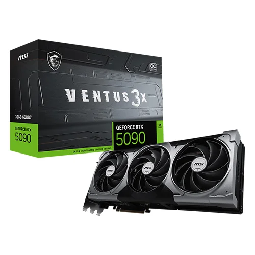 MSI GeForce RTX 5090 Ventus 3X OC 32GB GDDR7 Graphics Card