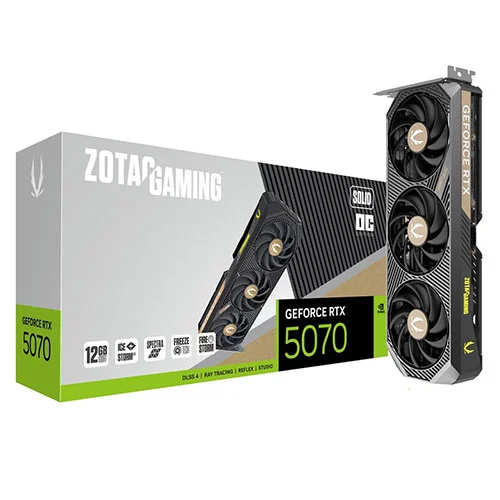 ZOTAC Gaming RTX 5070 Solid OC 12GB GDDR7 Graphics Card